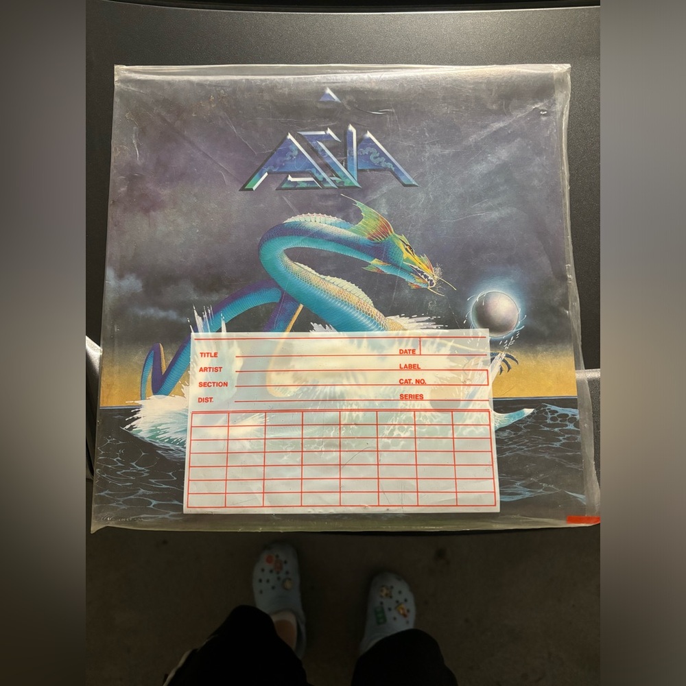 Asia - self titled LP - record vinyl